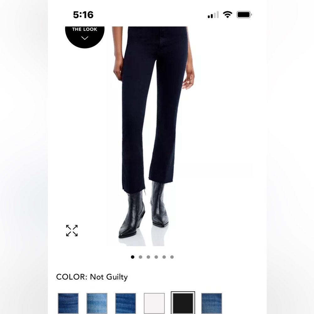 Mother Denim-The Weekender Fray-Women's Black Jeans